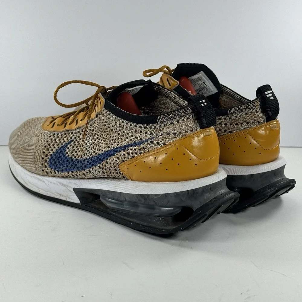 Nike Air Flyknit Racer Elemental Gold Running Shoes FD2764-700 Men's Size 11.5‎